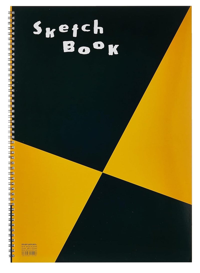 Maruman A3 Size Sketch Book 24 Pages 126.5 gsm Thickness - Image 1