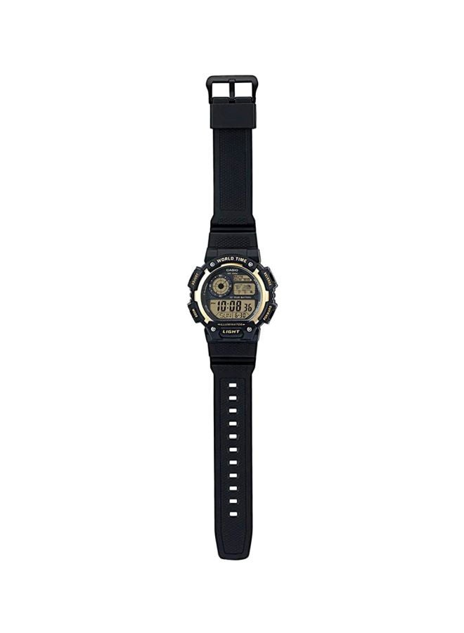 كاسيو ساعة يد رياضية رقمية طراز AE-1400WH-9AVDF - 51 مم - أسود رجال - Image 4