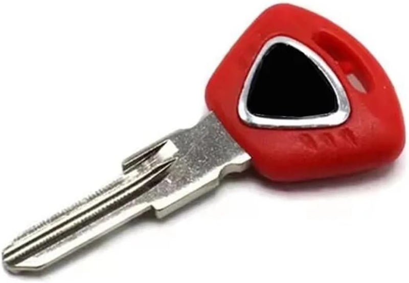 Motorcycle CNC Key Cover Case Shell Keys Protection Keychain Key Case Compatible with Daytona 675(Red-Key Thin) - Image 1