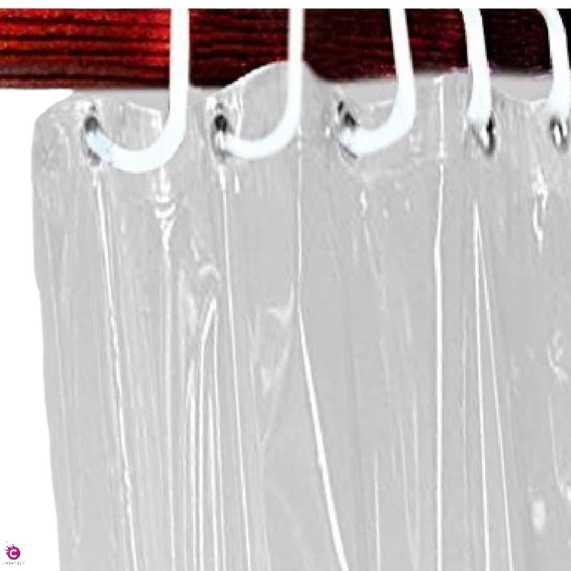 CASANEST ستارة مكيف هواء CASANEST بحجم 45 قدم عرض × 7 قدم طول شفافة بسماكة 001015 مم - Image 3