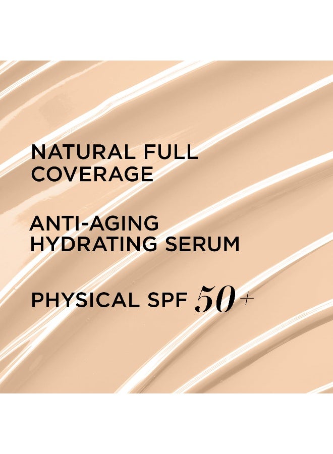 IT COSMETICS كريم سي سي من آي تي كوسميتيكس للسفر متوسط التغطية مع واقي شمس SPF 50 مصحح لون سيروم مضاد للشيخوخة مُركب مع النياسيناميد وحمض الهيالورونيك لمظهر طبيعي 04 أونصة سائلة - Image 3