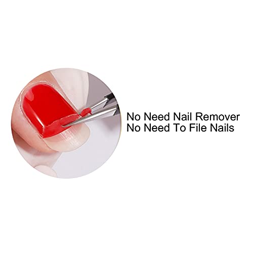 Shanrya Nail Guard, Manicure Nail Art Stickers Self Adhesive Nail Tips Guides Easy To Remove Protective Long Lasting Manicure Protector Tools for Household, Nail Salon - Image 4