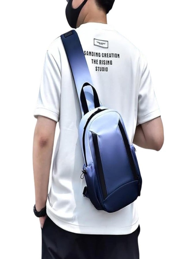 Kevim Travel Sling Bag for Men & Women, Lightweight Crossbody Chest Backpack with Anti-Theft Design, Multi-Compartment Daypack with Bottle Holder for Hiking, Trekking & Daily Use - Image 2