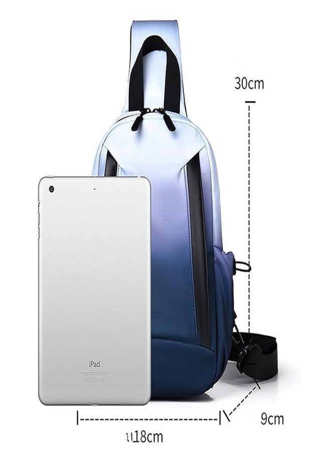 Kevim Travel Sling Bag for Men & Women, Lightweight Crossbody Chest Backpack with Anti-Theft Design, Multi-Compartment Daypack with Bottle Holder for Hiking, Trekking & Daily Use - Image 4