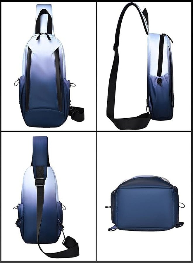 Kevim Travel Sling Bag for Men & Women, Lightweight Crossbody Chest Backpack with Anti-Theft Design, Multi-Compartment Daypack with Bottle Holder for Hiking, Trekking & Daily Use - Image 5