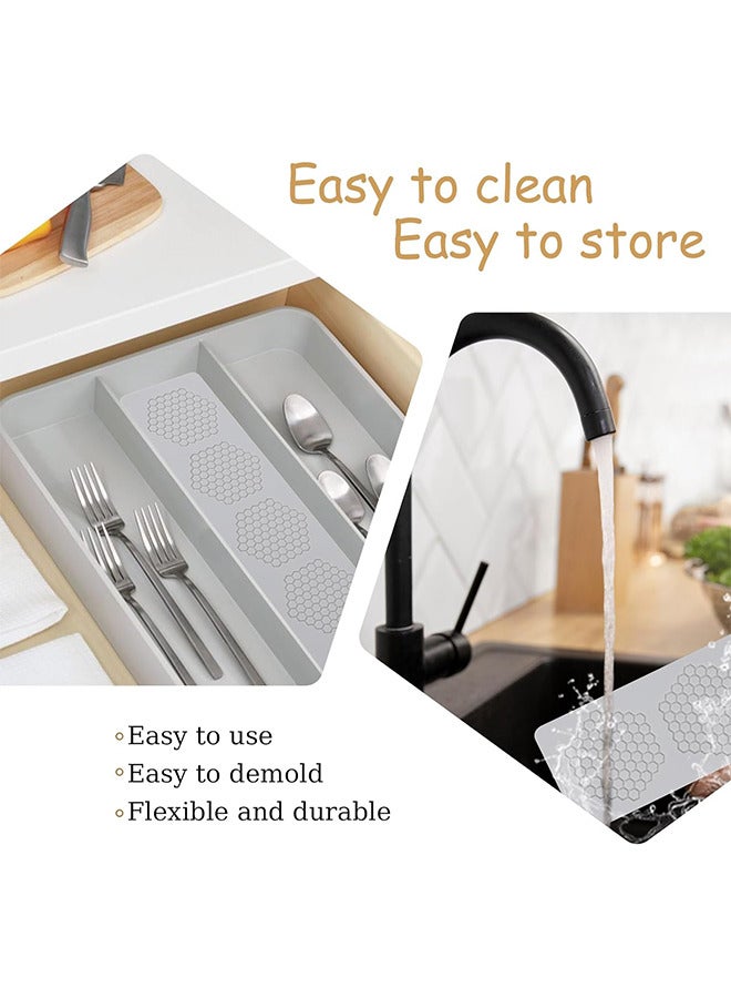 قوالب قرص العسل سيليكون ، 2 قطعة قوالب فندان مع جوفاء 3D خلية النحل حلوى الدانتيل قوالب سيليكون للخبز ، طين البوليمر ، السكر الحرفية الحلوى كب كيك تزيين - Image 5