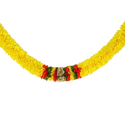Daedal Crafters Thome Door Set Toran for Main Door Entrance, Reusable Thoran for Mandir & Living Room Décor, Bandarwal for Festival Decoration, Flower Hanging for Home Décor (42x24 inch) - Image 4