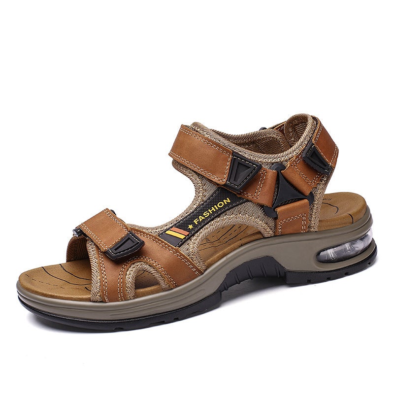 Men's Genuine Leather Sandals - Image 5