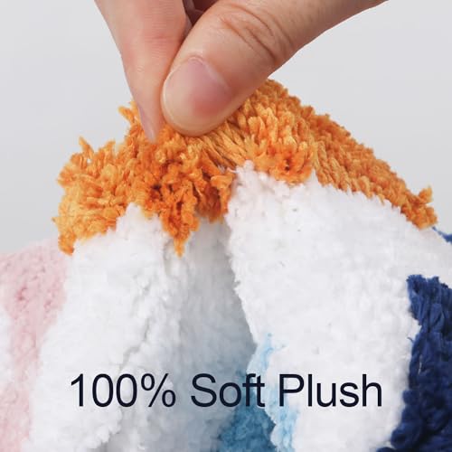 HAIWAOO Splash Bathroom Rugs 17x24,Soft, Absorbent & Non Slip Bath Rug, Machine Washable with Colorful Letter Designs Bath Mats for Bathroom, Tub, Shower or Sink,Home Decor Accessories - Image 4