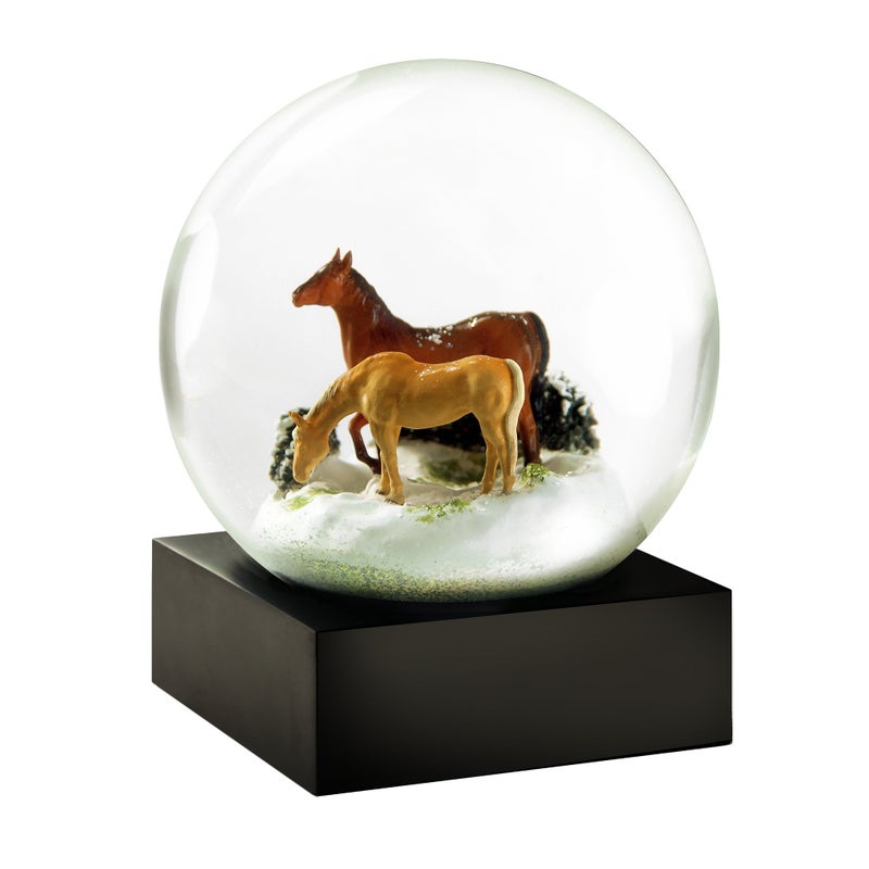 CoolSnowGlobes Horses Cool Snow Globe - Image 1