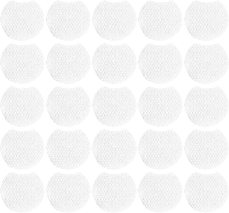 TIDTALEO 1200pcs Semi-Circle Makeup Removal Pads Thickened Wet and Dry Facial Cotton Rounds for Sensitive Skin Cosmetic Removal - Image 1