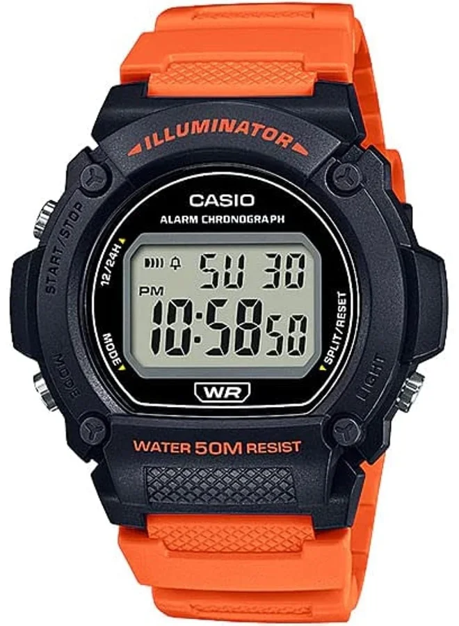 CASIO Casio General Line Watch: Black W-219H-4AVDF