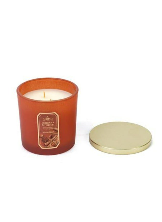 Aroma A stylish and modern candle with 2 wicks, scented with cherry, vanilla, and almond - Image 2
