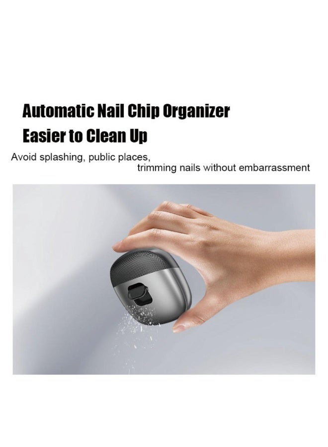 Tradeo Electric Nail Clipper: 3-in-1 Portable Automatic Trimmer, Buffer, and Polisher for Manicures - Image 4