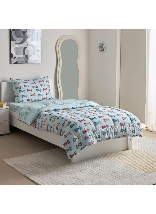 Home Box Tom Gearhead Road Runner 2-Piece Cotton Single Comforter Set - 135x220 cm  - Image 2