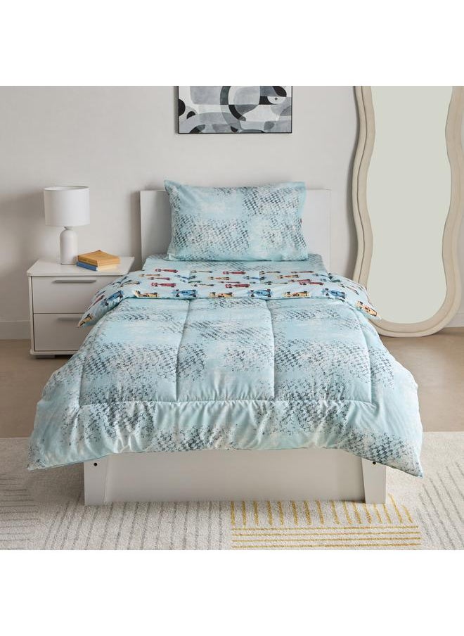 Home Box Tom Gearhead Road Runner 2-Piece Cotton Single Comforter Set - 135x220 cm  - Image 4