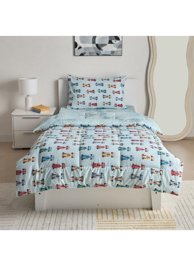 Home Box Tom Gearhead Road Runner 2-Piece Cotton Single Comforter Set - 135x220 cm  - Image 3