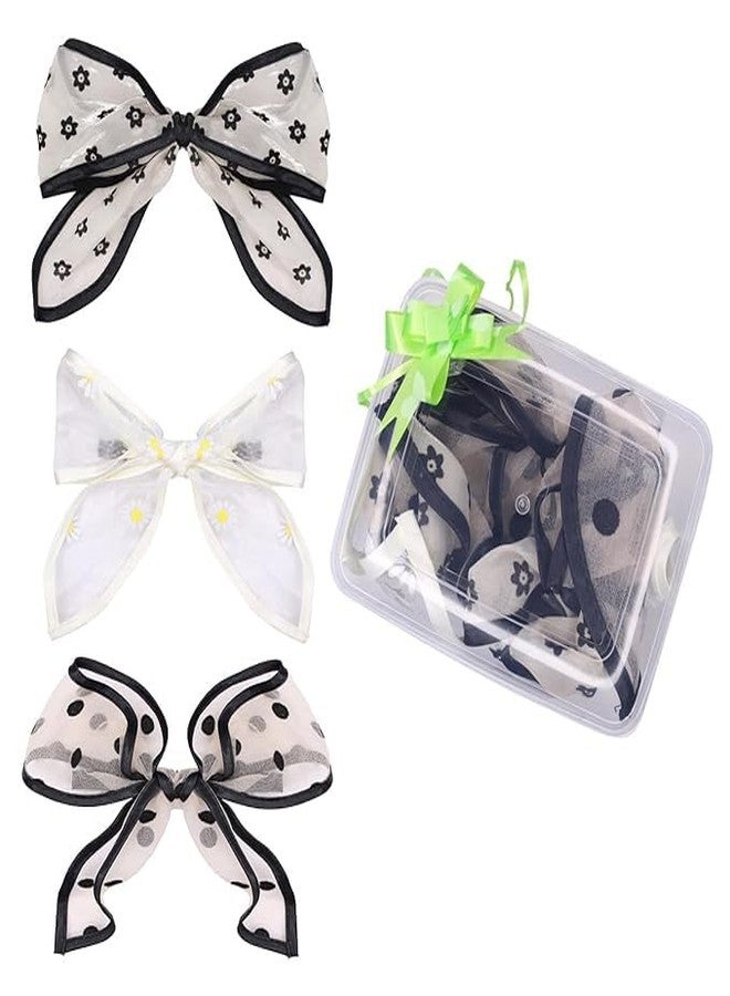 BOXO Fashionable Hair Accessories Bow Hair Pin Cute Accessory For Ladies Girl Kids And For Gifts (Multicolor, Multidesign) (Combo 2) - Image 1