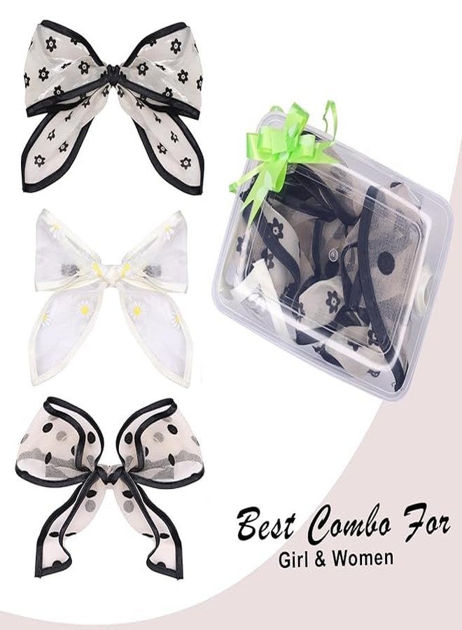 BOXO Fashionable Hair Accessories Bow Hair Pin Cute Accessory For Ladies Girl Kids And For Gifts (Multicolor, Multidesign) (Combo 2) - Image 3
