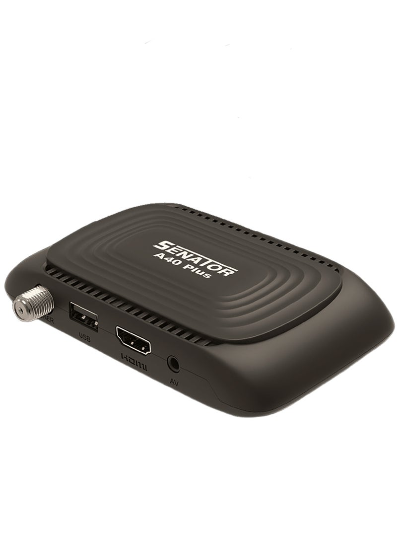 سيناتور Senator A40 Plus Digital Satellite Receiver Mini HD - Black