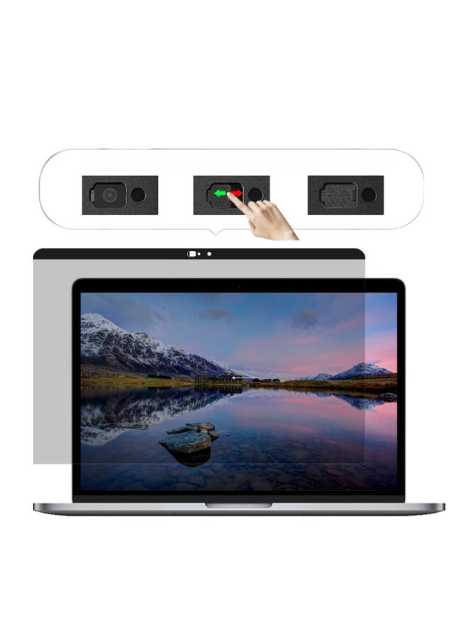 Film MacBook Screen Anti-peep Film Apple Pro13 Inch Air13.6 Inch Magnetic Easy To Install Anti-peep-Color:Magnetic Anti-peep Storage Clip-Dimensions:MacBook Pro 14.2 Inch -308.49*202.2mm - Image 2