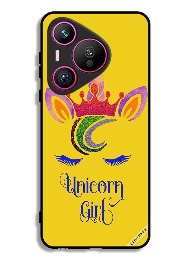 Covernex Huawei Pura 70 Protective Case Cover Unicorn Girl Art - Image 1