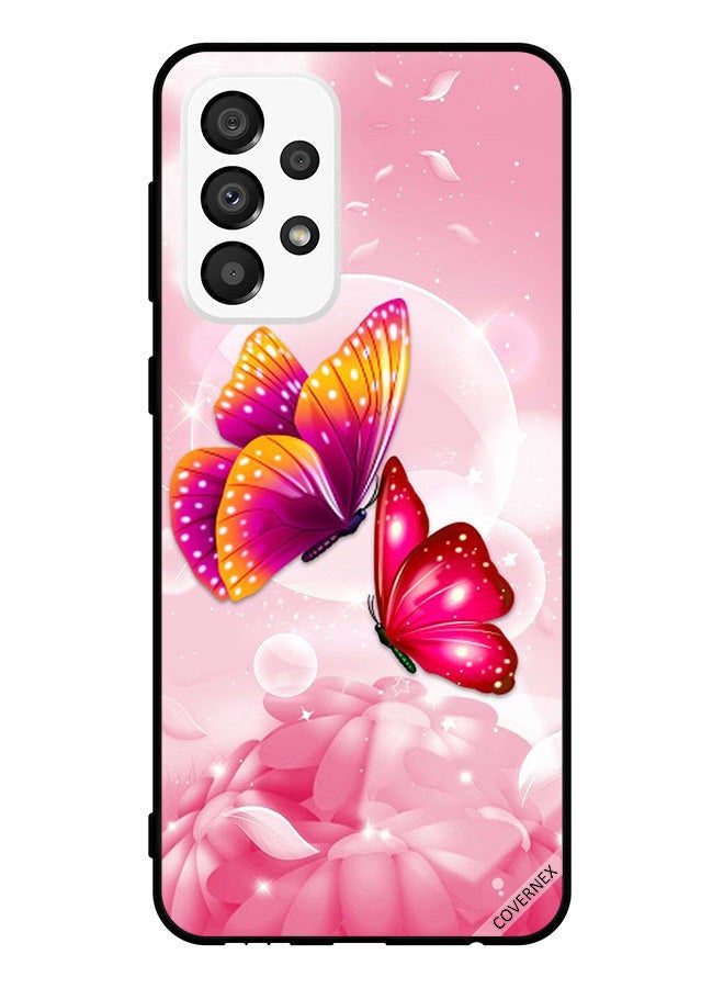 Covernex غطاء حماية لجهاز سامسونج جالاكسي A33 5G فراشات لطيفة - Image 1