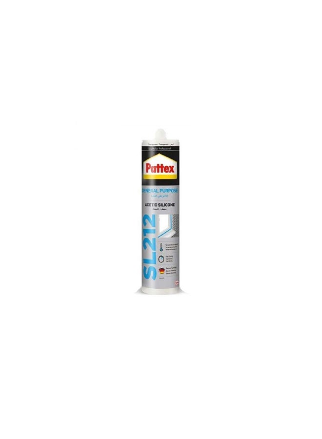 Pattex Gp-Sl212 General Purpose Silicone Sealant For Indoor And Outdoor (White)