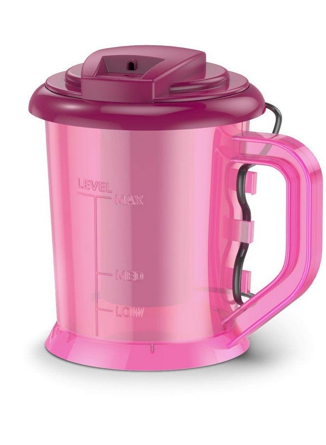 NEXT ANGLE STOREMART Vaporizer with 2 Attachments Facial Sauna Steamer, Nose Steamer,Cold, Nozzle Inhaler, Nose Vaporiser, steamer, vaporizer (Pink) - Image 1