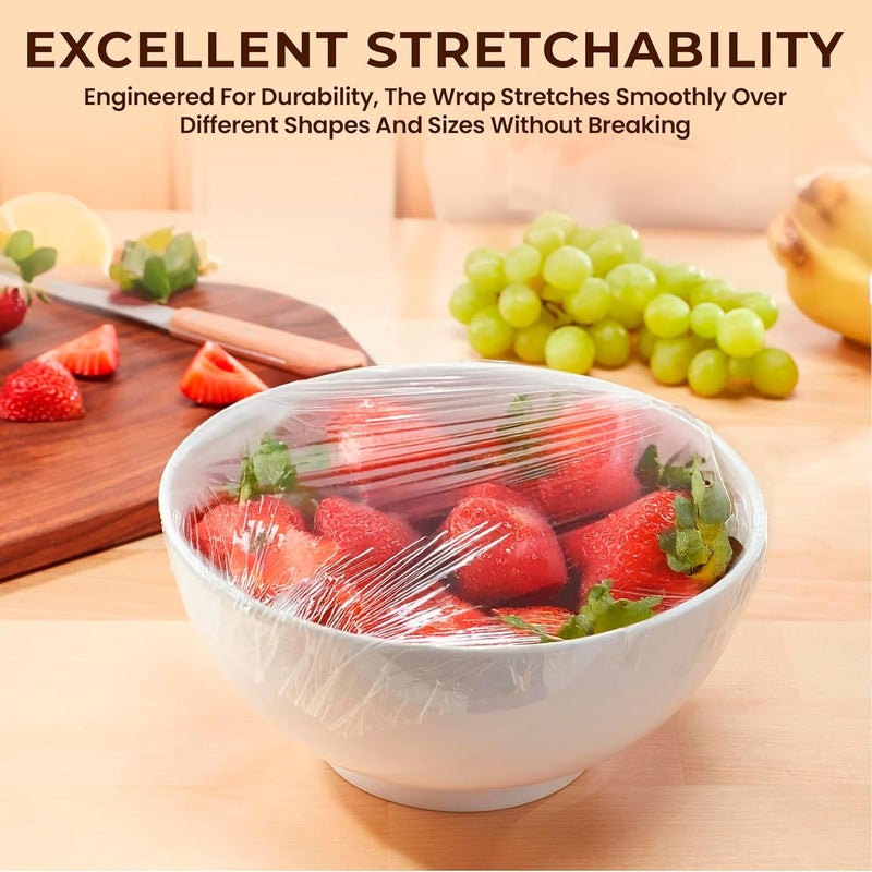 ROBUSTT Bio Food Wrap Cling Film for Food Wrapping| 200 m ×12”| Keeps Food Fresh Eco-Friendly Transparent Wrapping roll | Ideal Cling Film for Food Wrapping - Image 4
