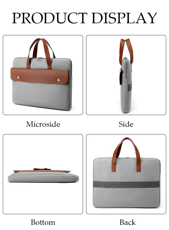 DUNISO 15.6 Inch Laptop Bag Lightweight Computer Bag Travel Business Briefcase Water Resistance Handbag Messenger Bag for Men and Women Work Office  - Image 2