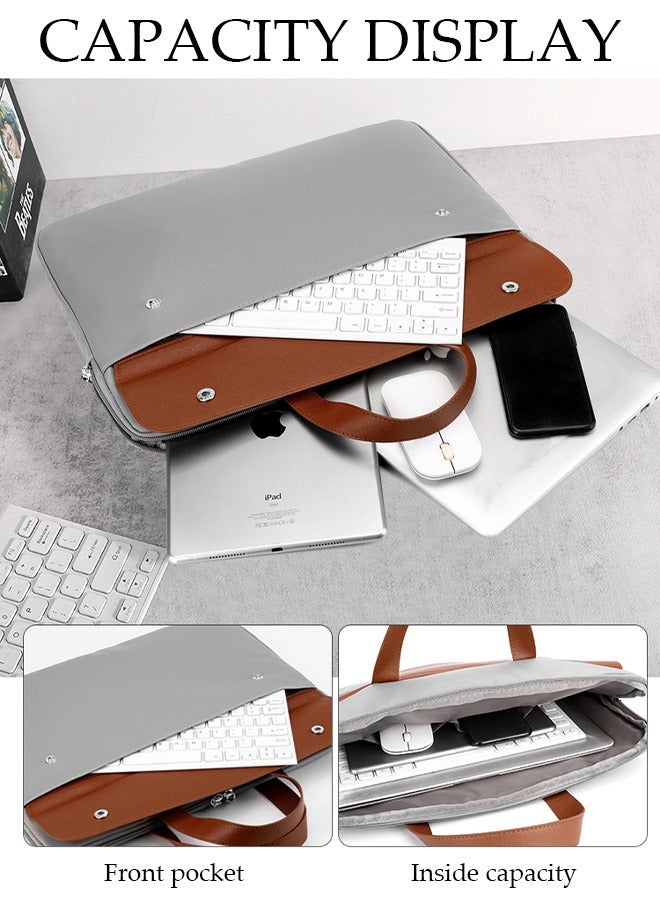 DUNISO 15.6 Inch Laptop Bag Lightweight Computer Bag Travel Business Briefcase Water Resistance Handbag Messenger Bag for Men and Women Work Office  - Image 5