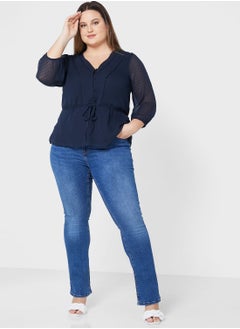 High Waist Flare Jeans