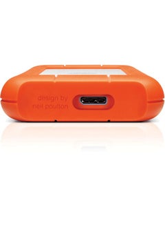 LACIE 2TB Rugged Mini USB 3.0 External Hard Drive - Orange  - Image 3