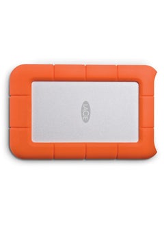 LACIE 2TB Rugged Mini USB 3.0 External Hard Drive - Orange  - Image 1