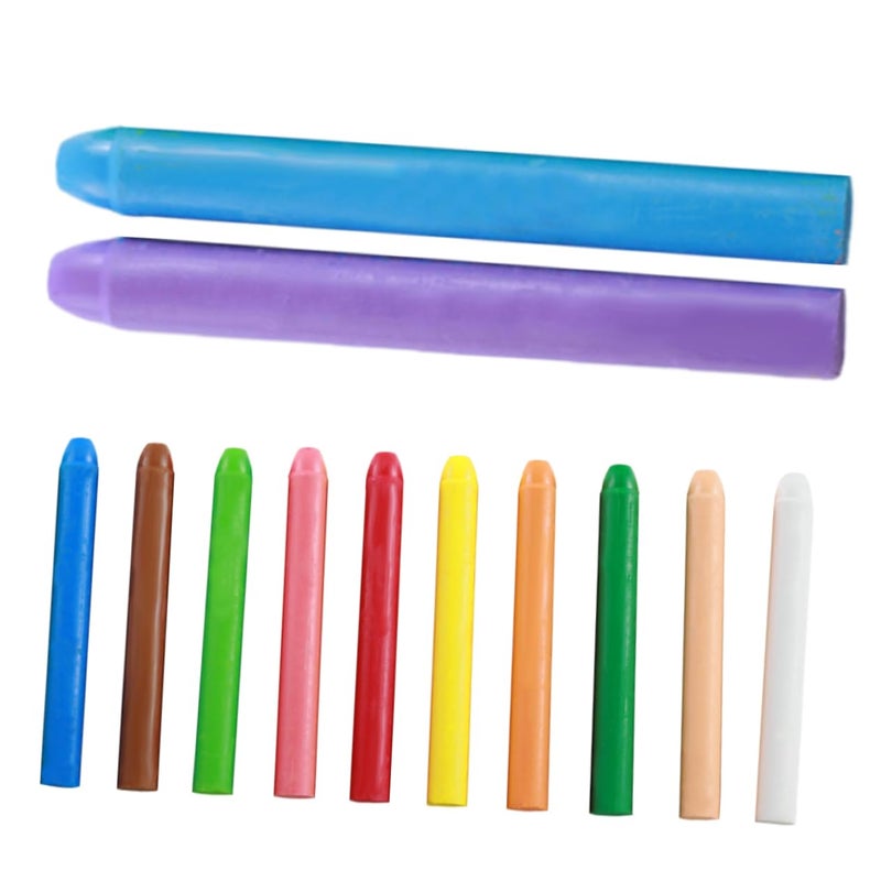 Washable Dustless Chalk 12 Pack Non Toxic Classroom Art Supplies Blackboard Drawing - Image 2