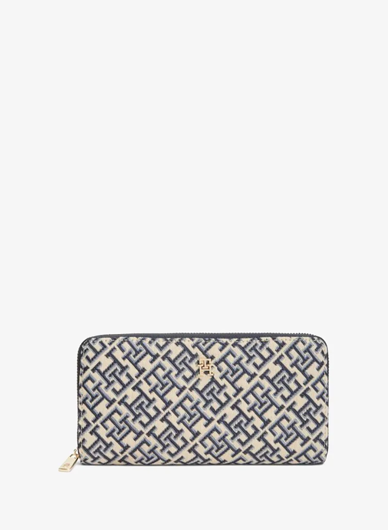 Hilfiger Icon Jacquard Zip Around Wallet