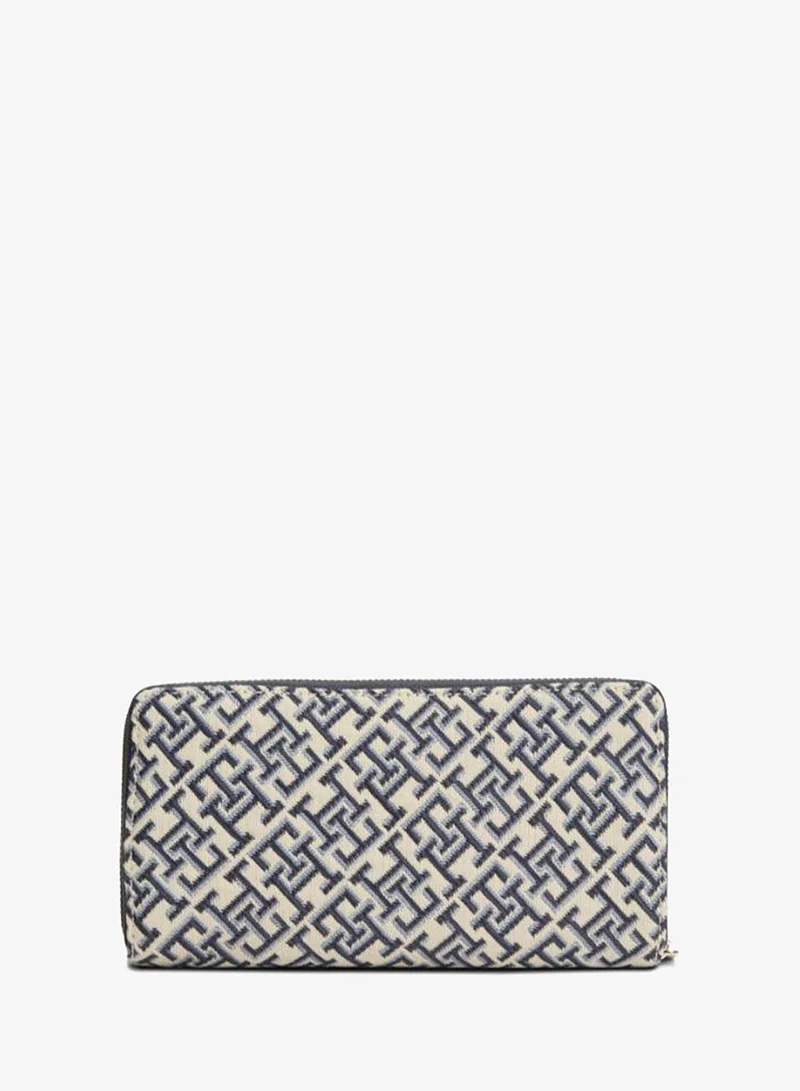 Tommy Hilfiger Hilfiger Icon Jacquard Zip Around Wallet