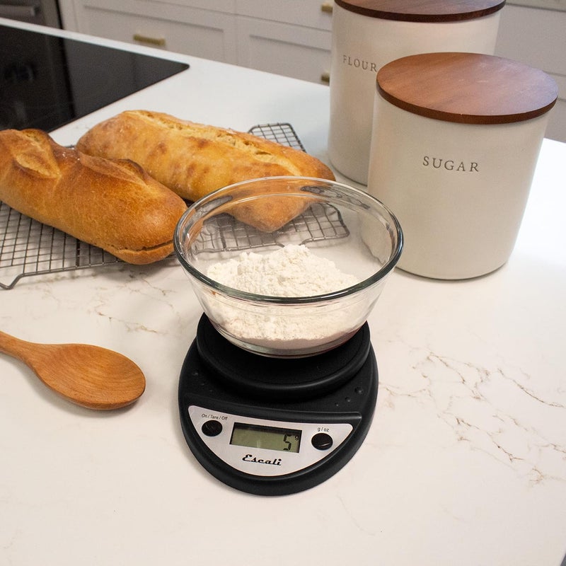 Escali Primo Digital Food Scale, Multi-Functional Kitchen Scale, Precise Weight Measuring and Portion Control, Baking and Cooking Made Simple, 8.5 x 6 x 1.5 inches, Black - Image 4