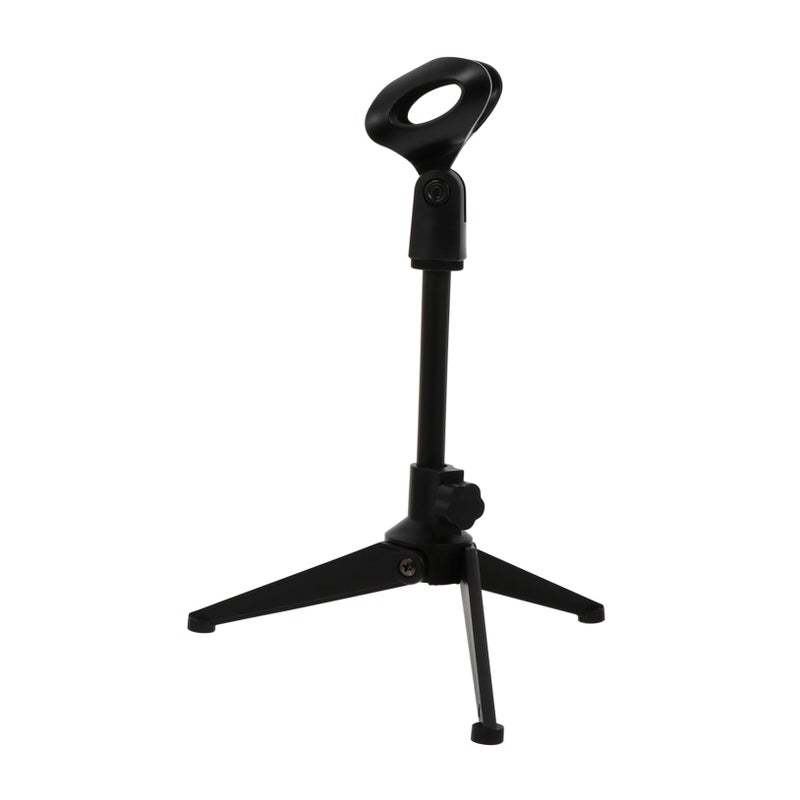 Adjustable Desktop Microphone Stand Foldable Tripod For Conference Church Studio Use - Image 2