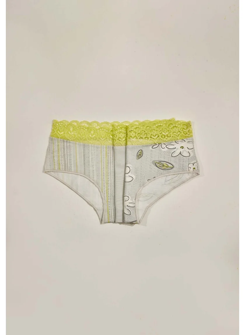 Hays Women's Cotton Lace Detail 3 Pack Panties