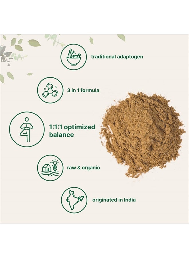Micro Ingredients مسحوق تريفالا العضوي، 2 باوند (أملا + هاريتاكي + بيبهيتاكي) | منشأ هندي، مكمل عشبي متكيف، يدعم صحة القولون والمناعة | نباتي، بدون مواد معدلة وراثيًا - Image 3