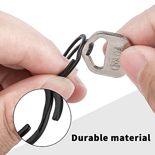FEGVE Titanium Key Chain Rings Split Rings 4 Pack – Durable, Lightweight and Corrosion-Resistant Keyrings for Home & Car Keys - Image 3