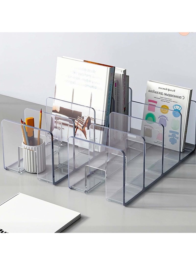 Closet Divided Storage For Bags, Clutches, Wallets, Wristlets - Space-Saving Bedroom And Cabinet Organization, Lumiere Collection - Clear  - Image 5