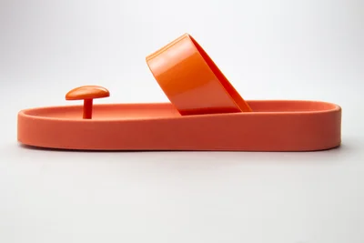 Voices Smooth Stone Women'S Anti Slip Sole  Single Strap Sandals - Orange