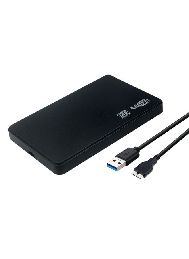 Generic Usb3.0 Tool-free 2.5-inch Sata Serial Port Mechanical Solid State Drive External Mobile Hard Drive Box No Screws Required-Color:U25Q730M-BP-no Leather Case Black  - Image 3