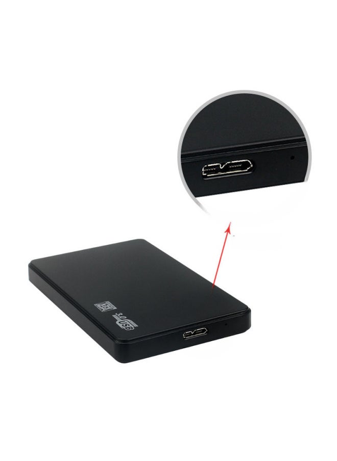 Generic Usb3.0 Tool-free 2.5-inch Sata Serial Port Mechanical Solid State Drive External Mobile Hard Drive Box No Screws Required-Color:U25Q730M-BP-no Leather Case Black  - Image 4