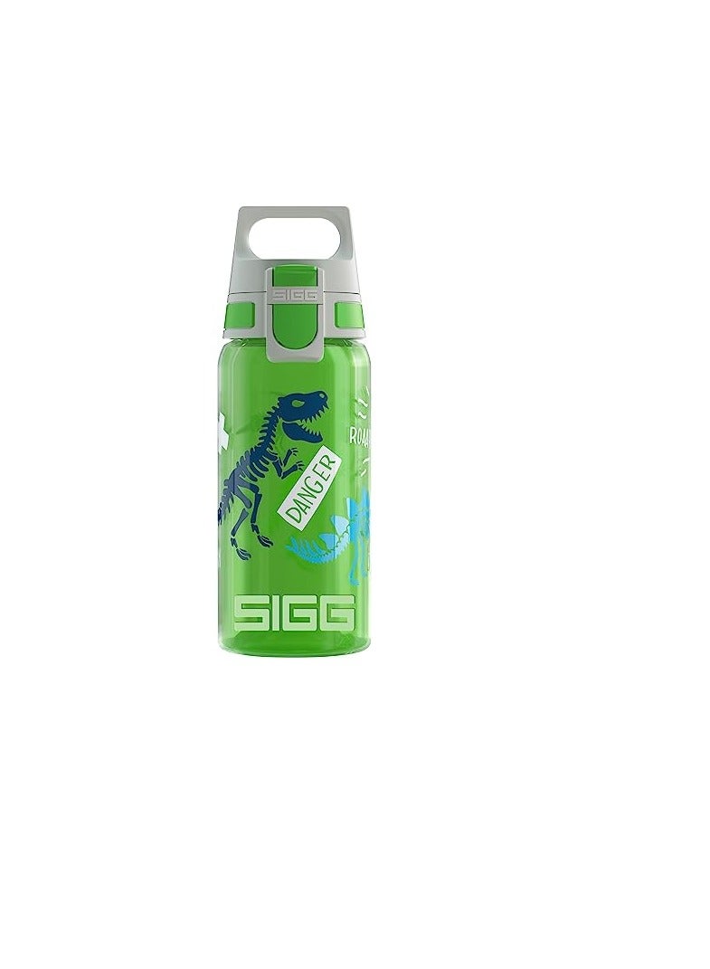 Sigg 9001,30 Viva One Jurassica Kids Water Bottle, Greensigg 9001,30 Viva One Jurassica Kids Water Bottle, Green - Image 1