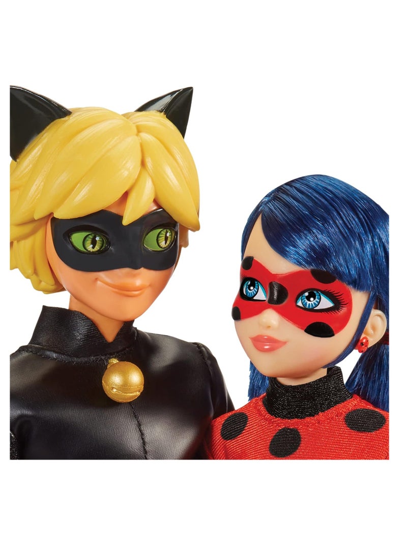 Miraculous Miraculous Tales of Ladybug and Cat Noir - Fashion Doll 2 Pack (60-50365) | Detailed Design | High-Quality | Poseable Figures | Ideal for Fans | Great for Collectors | Perfect Gift  - Image 5