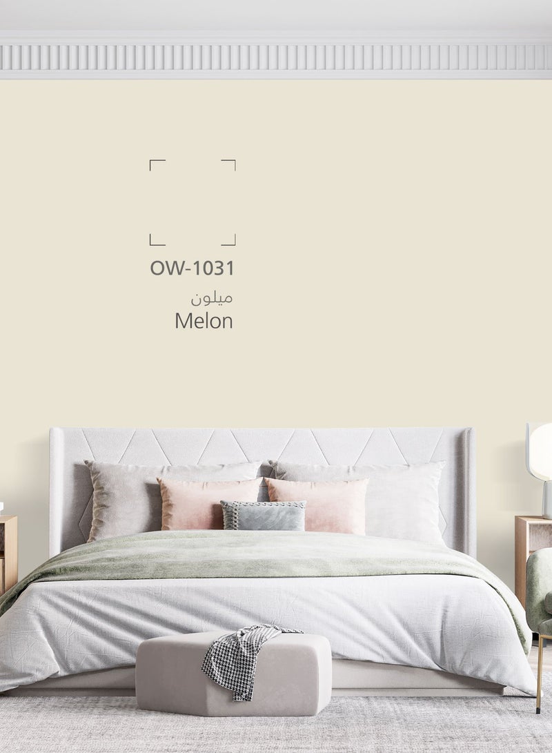 Jazeera Paints Green Interior Walls Paints Semi Gloss (color :Melon) 3L - Image 2